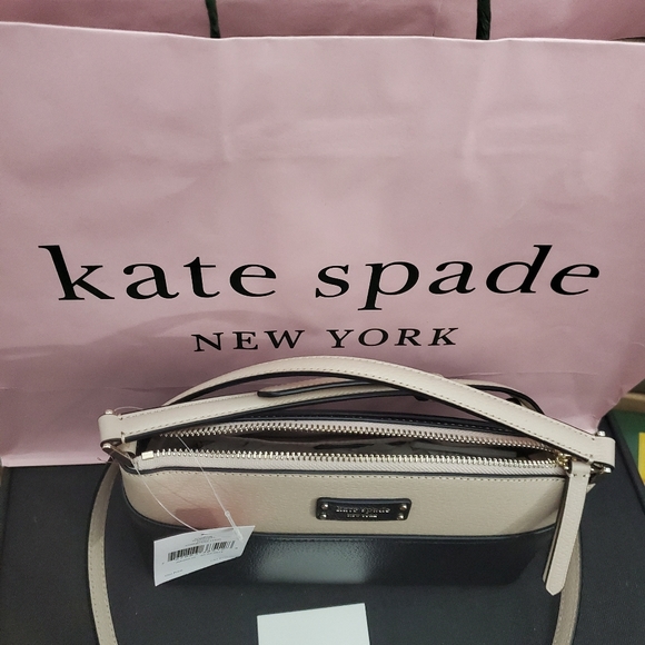 KATE SPADE | Jeanne Crossbody Beige/Black $239SRP - Picture 2 of 8